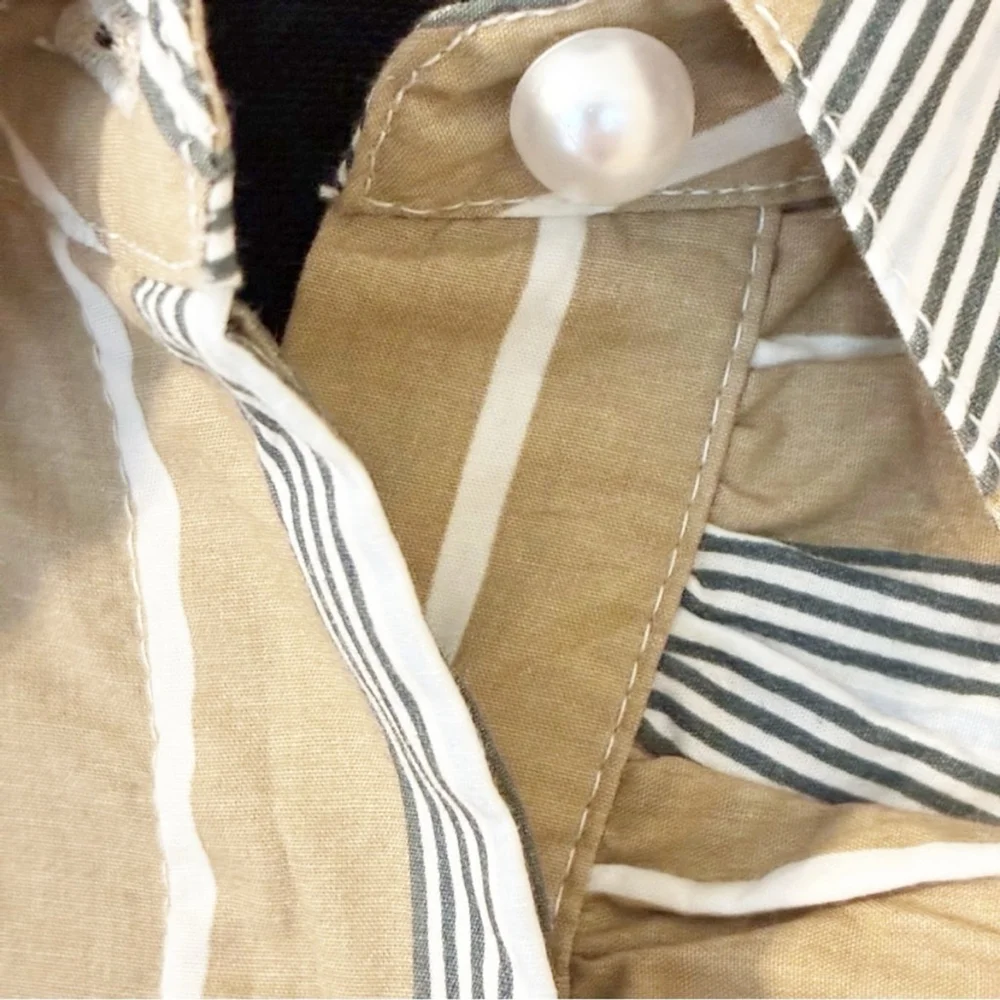 Damson Madder NWT Kylie ruffled button down long sleeve shirt size UK12(US 8) - Picture 8 of 16